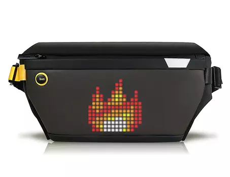 Поясная сумка Divoom Pixoo с пиксельным LED-экраном