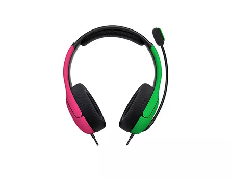 Проводная гарнитура LVL40 Pink Green (Nintendo Switch)