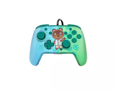 Проводной контроллер Faceoff Animal Crossing (Nintendo Switch)