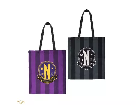 Сумка Уэнсдэй Академия Невермор (шоппер)