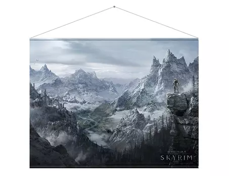 Тканевый постер Skyrim Valley
