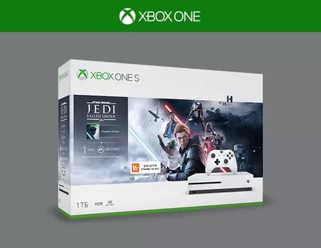 Xbox One S 1ТБ + STAR WARS Jedi: Fallen Order (Комплект)