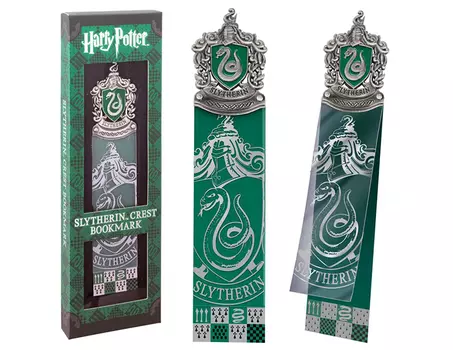 Закладка Гарри Поттер Герб Слизерина