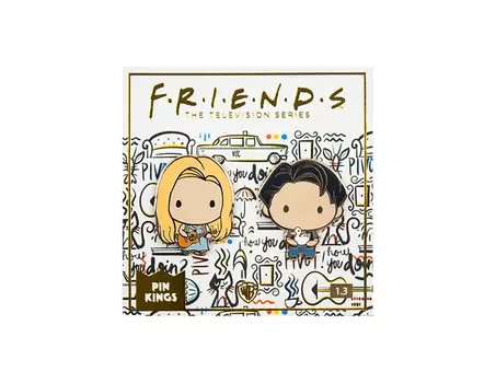 Значок Pin Kings Друзья 1.3 Фиби и Джоуи (набор из 2 шт.)