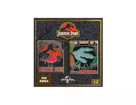 Значок Pin Kings Парк юрского периода 1.2 (набор из 2 шт.)