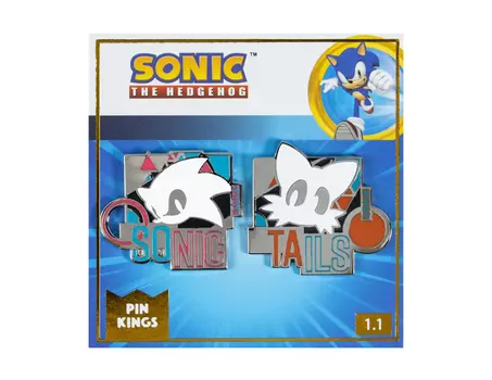 Значок Pin Kings Sonic the Hedgehog Remix 1.1 (набор из 2 шт.)