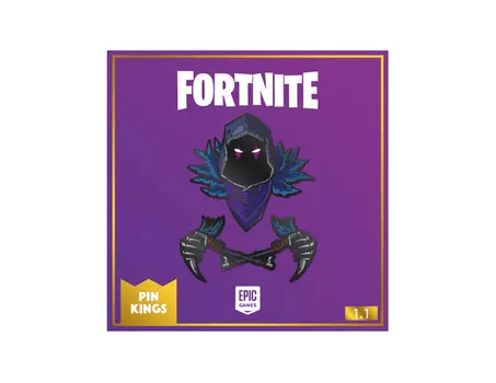 Значок Pin Kings Fortnite 1.1 Raven (набор из 2 шт.)