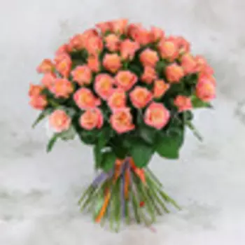 Букет из 51 коралловой розы