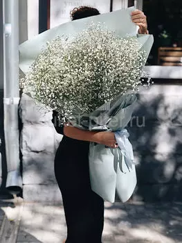 Букет Гигант из Белой Гипсофилы