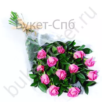 Букет из 11 розовых роз