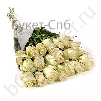 Букет из белой розы