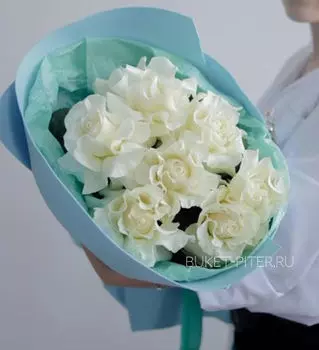 Букет из Белых Французских Роз