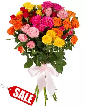 Букет Кустовых Роз MIX