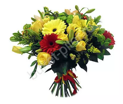 Букет сборный с герберами