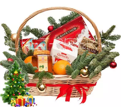 Подарочная корзина "Новый Год!"