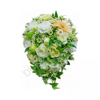 Свадебный букет из орнитогалума и гербер