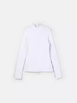 Бадлон с волнистым воротом "Белый" 7+