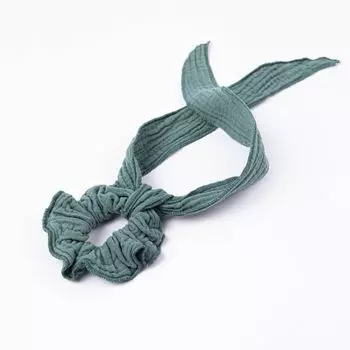 Бант муслиновый "Аквамарин"