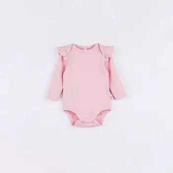 Боди с длинным рукавом и крылышками "Роза" 0+