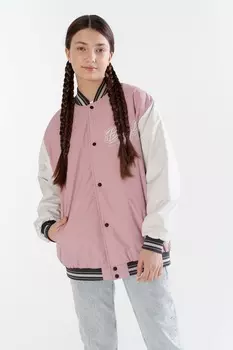 Бомбер с утеплителем "ДЫМЧАТАЯ РОЗА" подростковый