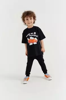 Брюки Бодо Бородо "Уголь" со спущенным шагом