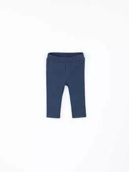 Брюки из джинскота "Синие" 0+