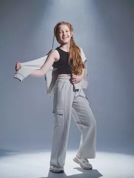 Брюки карго облегченные "Туман" 7+