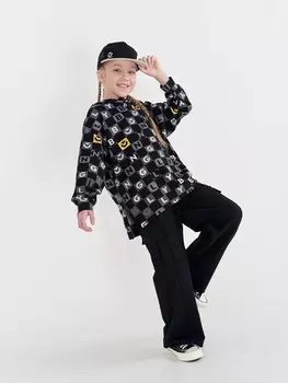 Брюки карго облегченные "Уголь" 7+