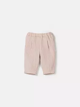 Брюки муслиновые "Латте" 0+