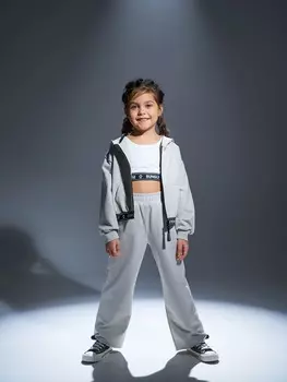 Брюки палаццо облегченные "Туман"