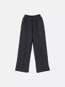 Брюки палаццо облегченные "УГОЛЬ" подростковые