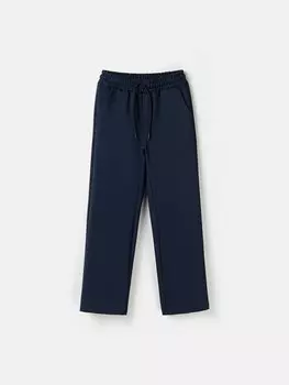 Брюки прямые для мальчика "Синие" 7+