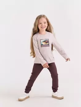 Брюки с лампасами "Шоколад"