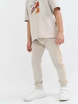 Брюки с манжетой и лампасами "Туман"