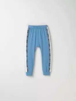 Брюки со спущенным шагом и лампасами "Деним"