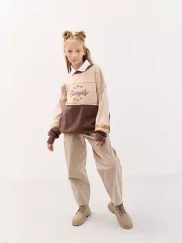 Брюки вельветовые "Беж" 7+