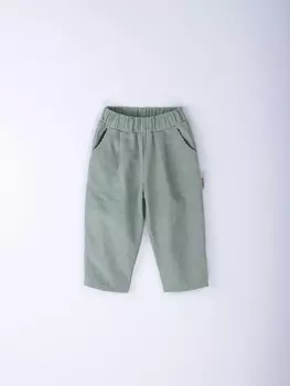 Брюки вельветовые "Шалфей" для девочек