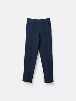 Брюки зауженные "Синие" для девочки 7+