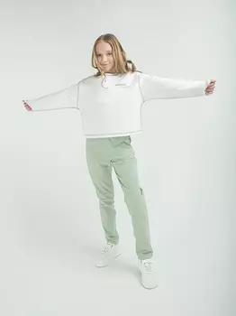 Чиносы из джинскота "Шалфей" 7+