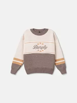 Джемпер вязаный "Латте/Шоколад"