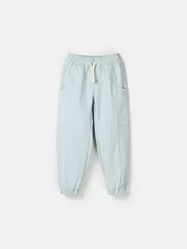 Джинсы карго "Серо-голубой"