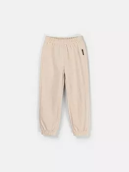 Джоггеры "Беж" из фактурного флиса