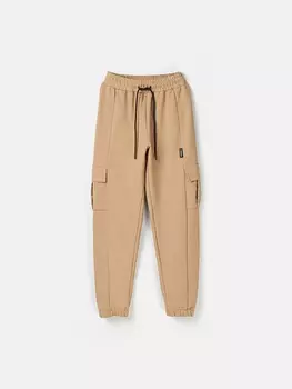 Джоггеры карго облегченные "Песок" 7+