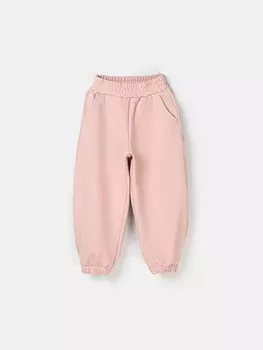 Джоггеры оверсайз из 100% хлопка "Персик"