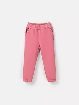 Джоггеры "Пепельная роза" с карманами утепленные