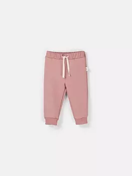 Джоггеры "Розовая дымка" утепленные 0+