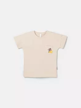 Футболка базовая "Мишка в кармашке"