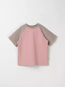 Футболка Колор блок "Дымчатая роза"