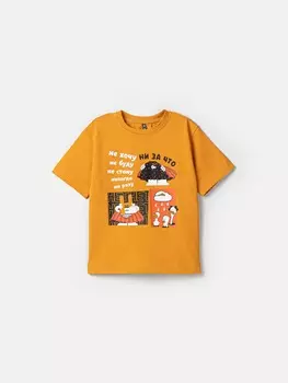 Футболка оверсайз Бодо Бородо "Горчица"