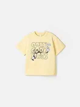 Футболка оверсайз "Нарцисс" с принтом